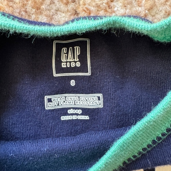 Boys Youth Holiday, Winter Sz 7/8 Pjs Lot, Gap and Children’s Place - Picture 2 of 3